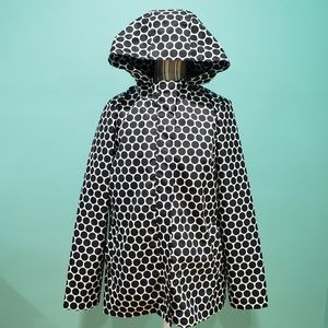Reneaur hooded raincoat with detachable vest